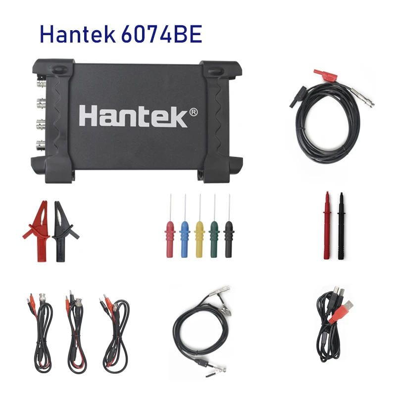 Hantek 6074BE Цифровые запоминающие осциллографы ПК Usb Портативный автомобильный