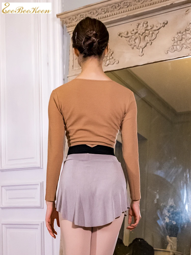 Теплое хлопковое пальто для взрослых танцующих, осенне-зимнее, балетное, йога верхняя одежда для женщин.