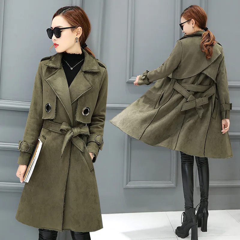 Женская ветровка армейского зеленого цвета повседневная верхняя одежда в