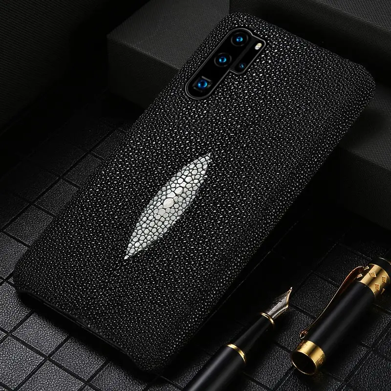 

Genuine Pearl Gourami Leather case for Huawei P50 P40 P30 P20 Pro Mate 40 30RS 20 10 P20 lite Cover For Honor 70 60 50Pro