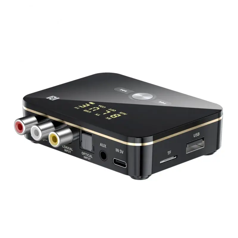 Bluetooth-совместимый аудиоресивер передатчик 3 5 мм AUX разъем RCA USB стерео