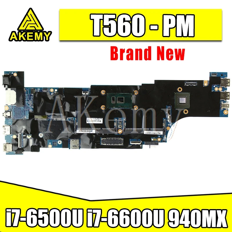 Akemy T560 материнская плата для ноутбука Lenovo W560S P50S лаптоп с i7-6500U процессор 940MX GPU |