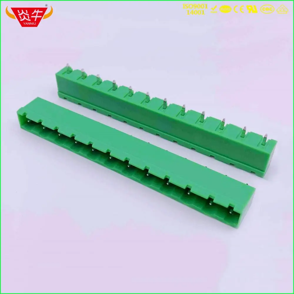KF2EDGVC 7,5 2P~ 12P разъем PCB вставной TEMINAL блок 2EDGVC 7,5 мм 2PIN~ 12PIN GMSTBVA 2,5G 1766660 PHOENIX контакт DEGSON - Цвет: 2EDGVC-7.5-12P