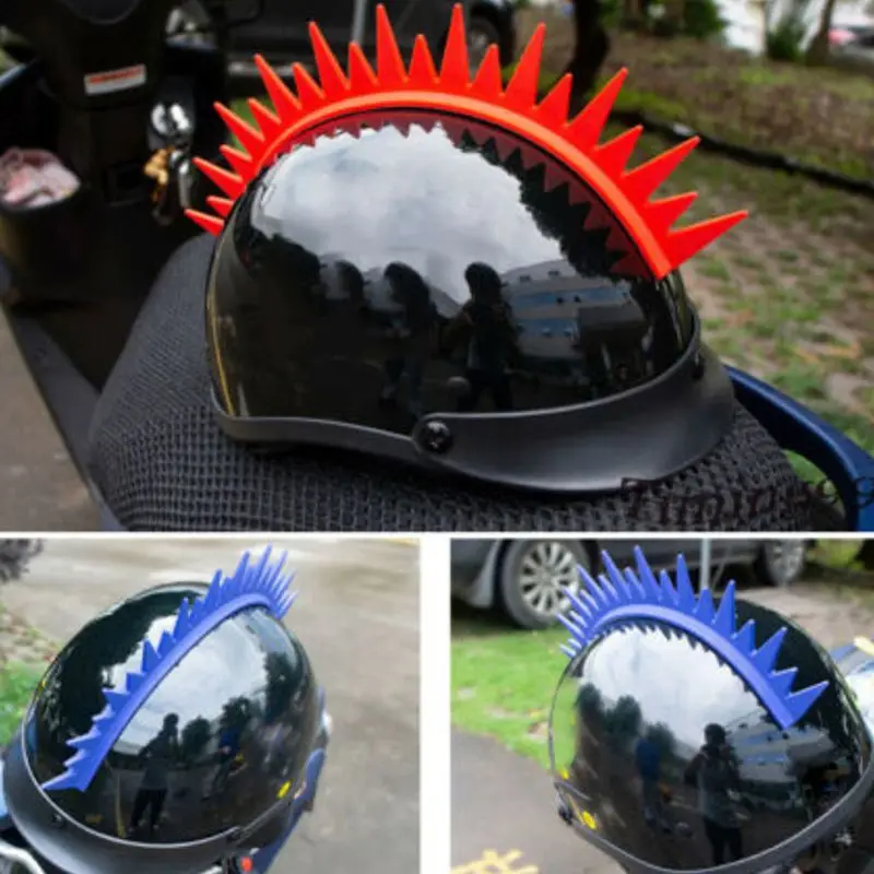 Неправильный пильный диск Talon Fire стиль мотоциклетного шлема стикер черный синий