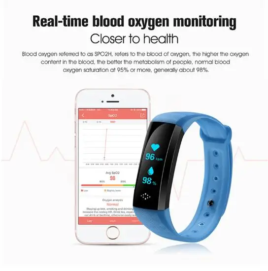 Beaulyn 2019 Smartch IP67 водонепроницаемый спортивный фитнес трекер M2S HR и BP умный Браслет