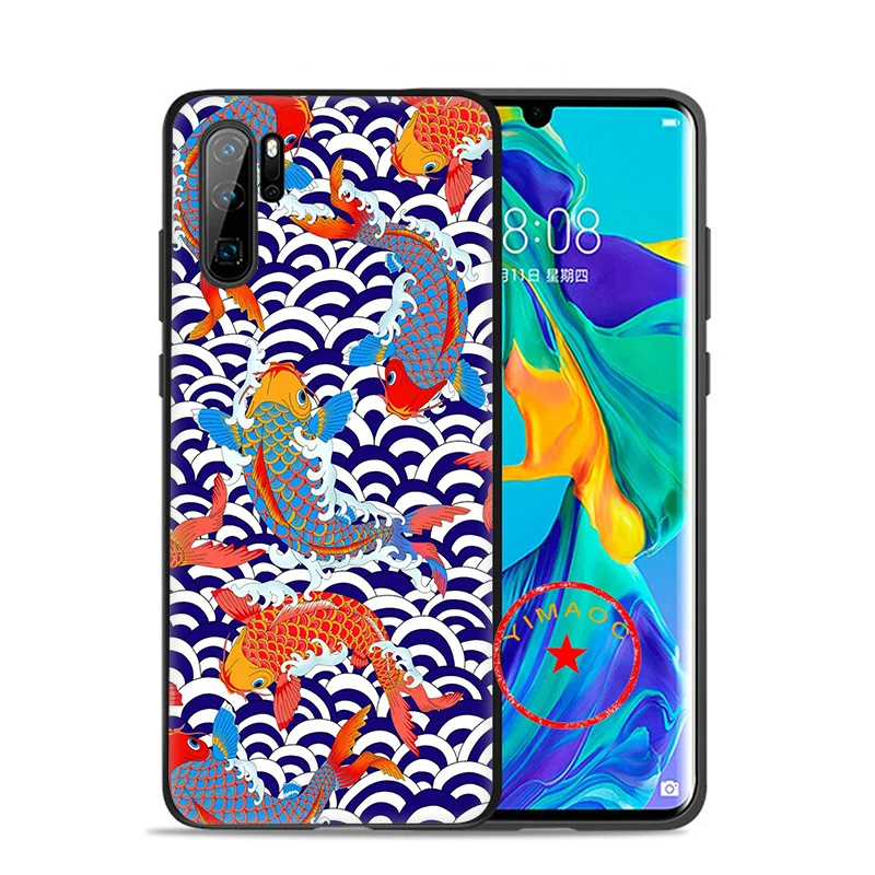 Мягкий силиконовый чехол Lakes Koi Fish для Huawei Honor 10 9X 9 8 8X Lite 7X 7C 7A 6A Note |