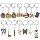 Брелок с лезвием призрака из аниме рассекающий демонов, модный брелок-чокер Kamado Tanjirou, Ювелирное Украшение