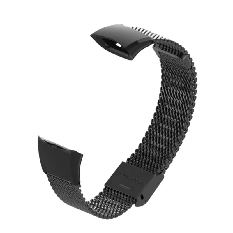 Black Mijobs Milan металлический ремешок для huawei Honor Band 4 Широкие ремешки Браслет из нержавеющей стали умные аксессуары для Honor Band 4 - Цвет: Black