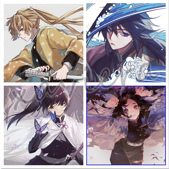 

Anime 5D Diy Diamond Painting Ghost Blade Full Drill Embroidery Cartoon Mosaico Picture Rhinestone Cross Stitch Kit Crafts Gift