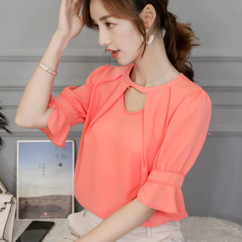 Женские рубашки в Корейском стиле простые мягкие высококачественные дышащие