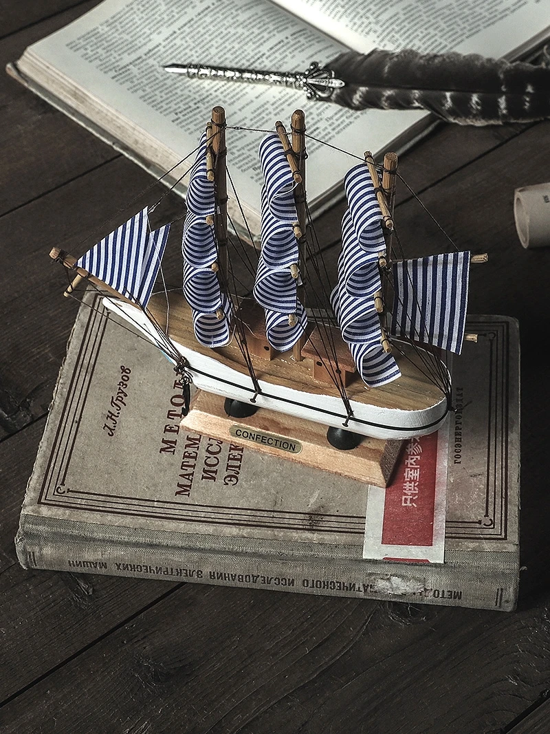 Гладкий парусник украшение гостиная дом офис маленького шкафа | Обустройство