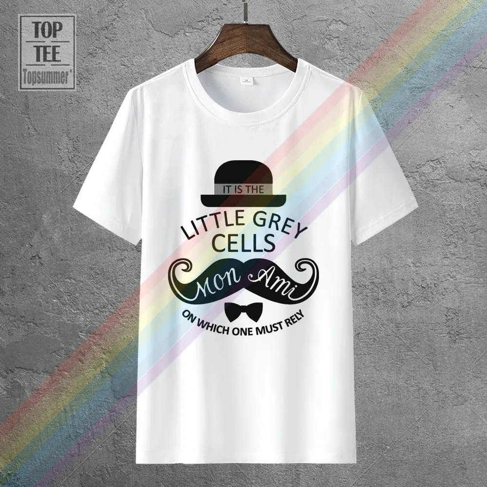

Agatha Christie Hercule Poirot It Is The Little Grey Popular Tagless Tee T Shirt