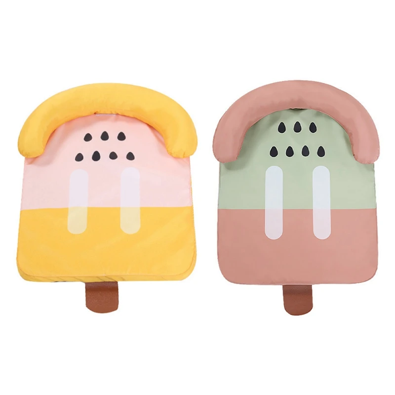 

2Pcs Dog Blanket Summer Ice Silk Cool Feeling Pet Mat Cat Pad Dog's Nest Dog Ice Pad Cool Ice Pad Pet Supplies, B & A