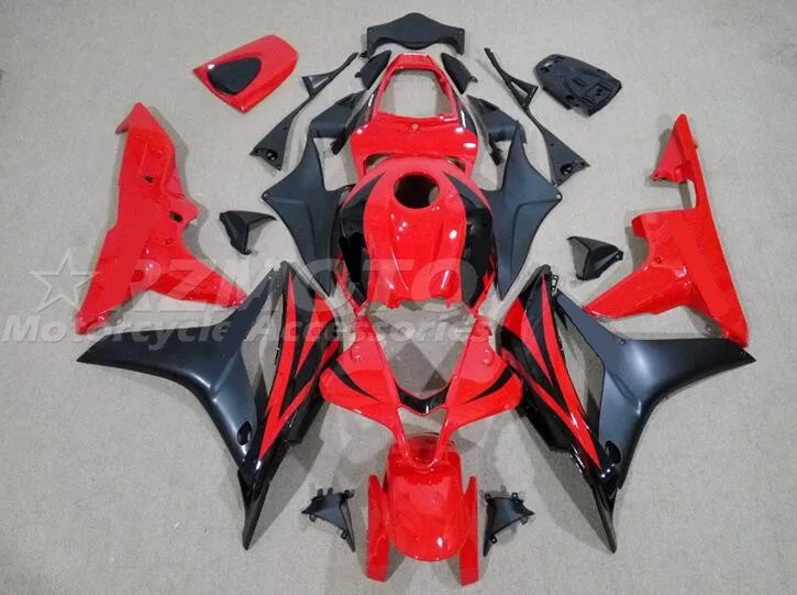 

4Gifts New ABS Injection Mold Motorcycle Fairings Kit fit for HONDA CBR600RR F5 2007 2008 07 08 Bodywork set Red black