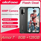Ulefone Armor 7 андроид 10 прочный телефон Водонепроницаемый смартфон NFC Helio P90 5G WI-FI 6,3 ''8 ГБ + 128 ГБ 48MP 5500 мАч, мобильный телефон