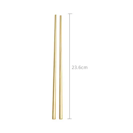 chopsticks Креативный Золотой суповый горшок из алюминиевого сплава с антипригарным покрытием, кастрюля, кастрюля для салата, миска для лапши быстрого приготовления, кухонные инструменты для приготовления пищи 14-20 см - Цвет: chopsticks