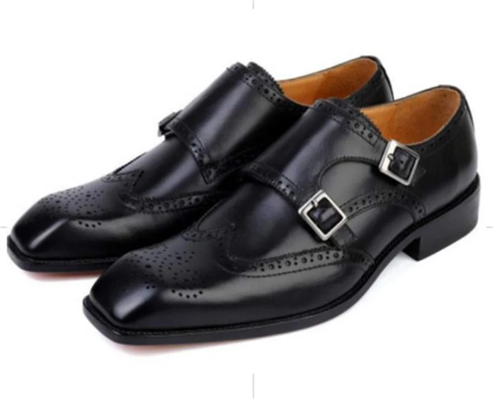 

Men's Leather Shoes Spring And Autumn 2022 New Fashion Foreign Trade Belt Buckle Decorative Low Top Single Shoes Men's Shoes