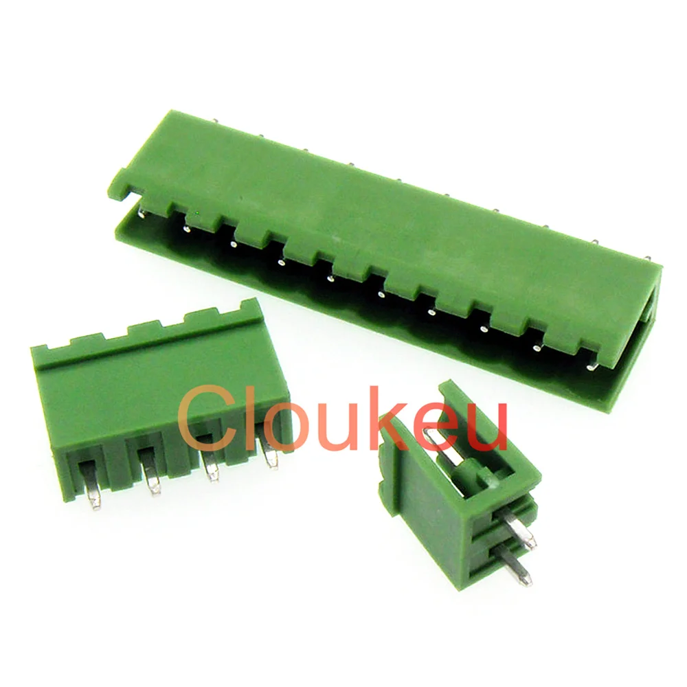 2EDG-5.08 6Pin Straight/Bend Plug Socket Connecting terminal Green Connector 5.08mm 2EDGK/V/R/C 6p | Обустройство дома