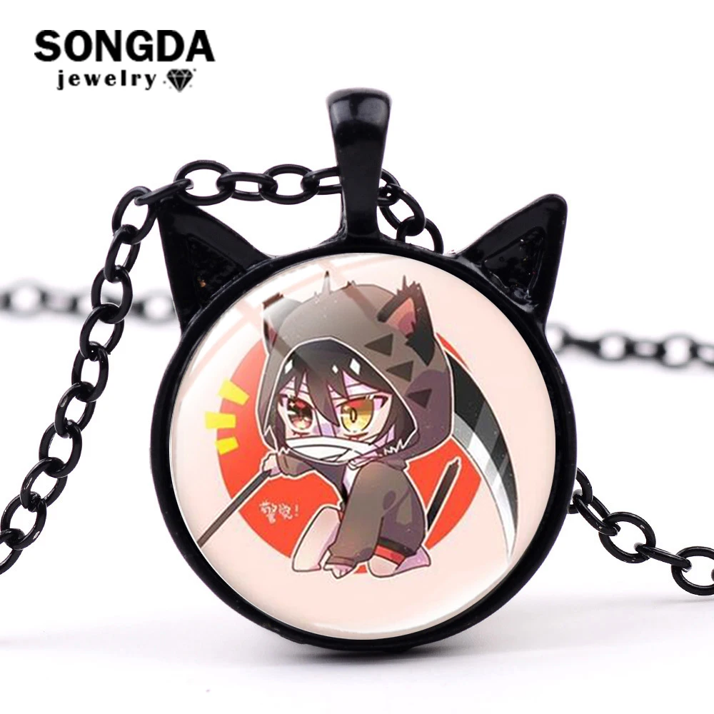 Ожерелье с длинной цепочкой для фанатов косплея ангелов смерти кавайная