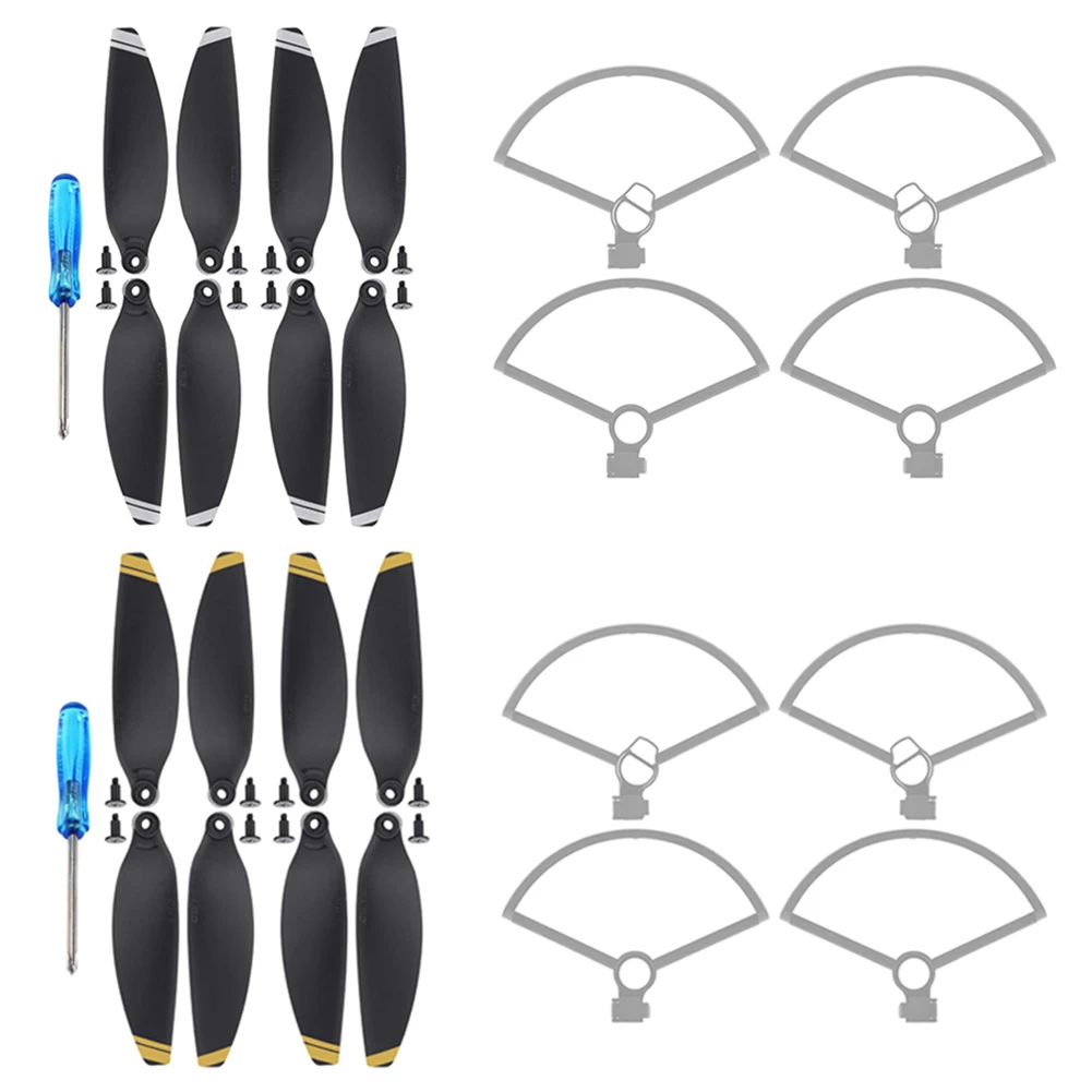 Низкий уровень шума пропеллер Веер-крыло лопасти Пропеллер Защита кольца крышка