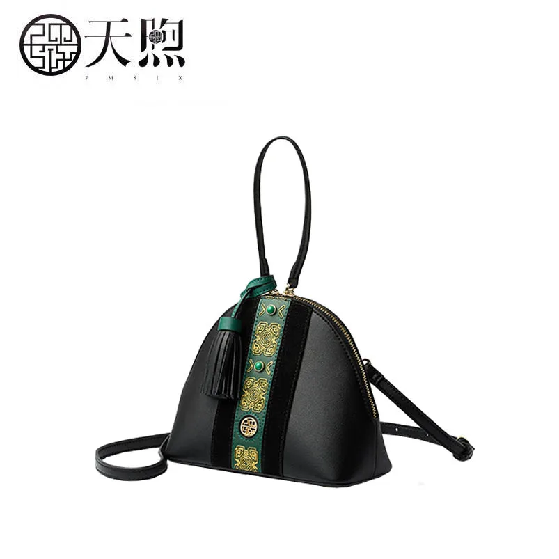 Pmsix Новинка Улучшенная модная сумка из натуральной воловьей кожи Роскошная