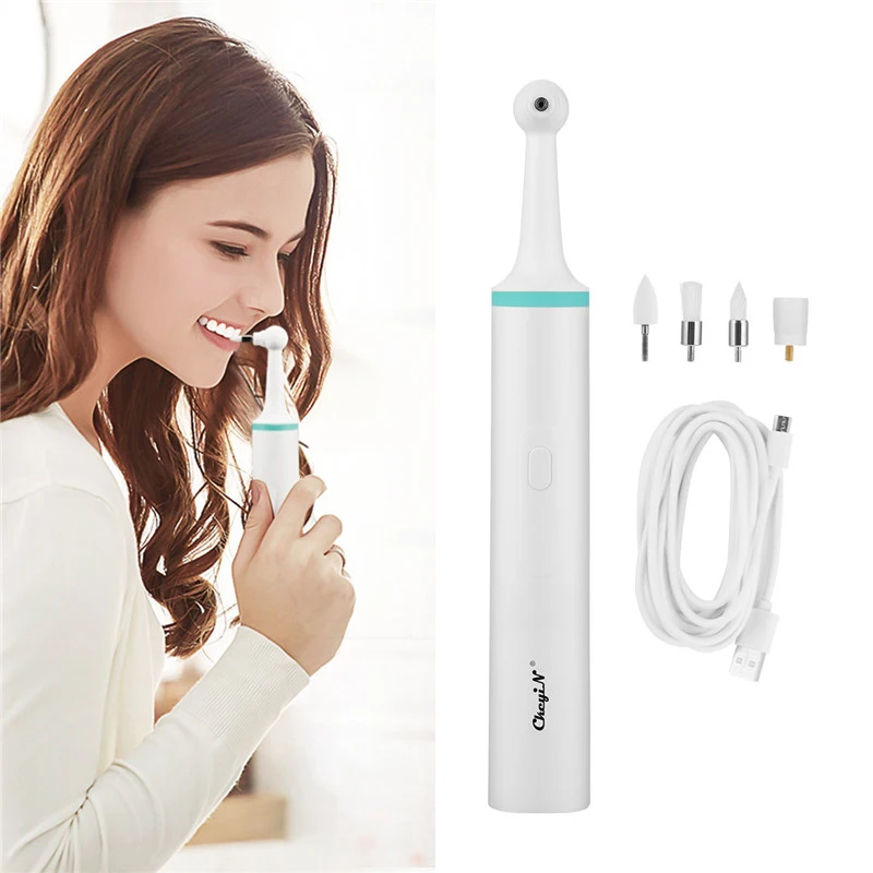 

Household Oral Care Kit Tooth Stain Plaque Remover Teeth Polishing Massage Brush Unisex Teeth Whitening Tartar Cleaner