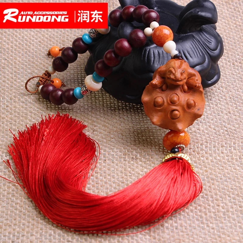 

Подвеска в виде семян лотоса в виде золотых сикадас в груше из дерева Furoc Zaocai ping автомобильные аксессуары для интерьера Подвеска для автомоб...