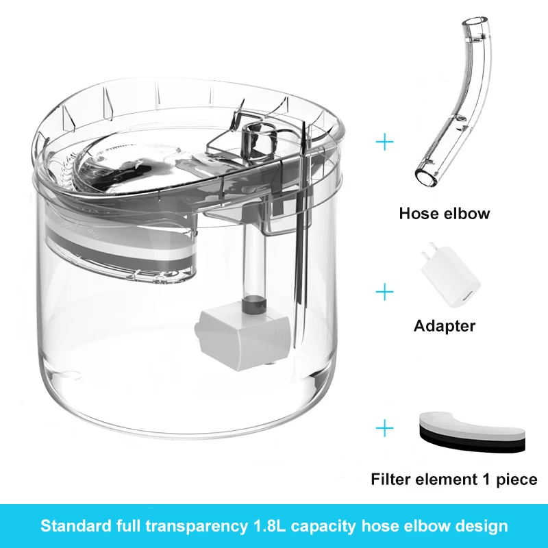 

Cat Automatic Feeders Dispenser Container Water Level Display For Dogs Cats Drink Pet Products Supplies Pets Drinking Bowl
