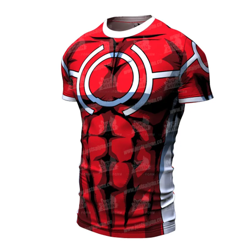 

2021 3D Printed Mens Sports Tight Elastic Sweating Quick Drying Long Sleeved Tshirt Compression Fitness Shirt