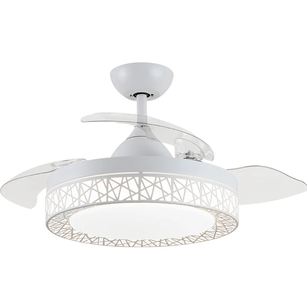 

42 inch Fan Light Remote Control Multifunctional Chandelier Home Living Room Bedroom Energy Saving LED Convenient Restaurant