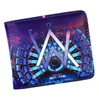 Лидер продаж, кошелек Alan WalkerLove Death  Robot, мужской короткий кошелек, классный дизайн, кошельки для мальчиков с кармашком для монет