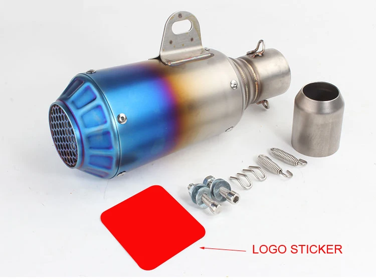 Universal 51mm Exhaust Motorcycle ak Muffler Escape Moto DB Killer Pipe Z800 Devil Monster 796 Modified | Автомобили и мотоциклы