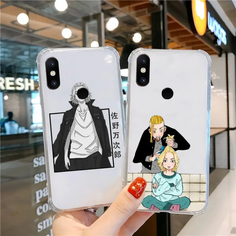 

Tokyo Revengers Phone Case Transparent For Xiaomi CC 9 11 MAX3 Mix3 MIX2 6X 8 5x 10S 11 10 X SE lite Pro