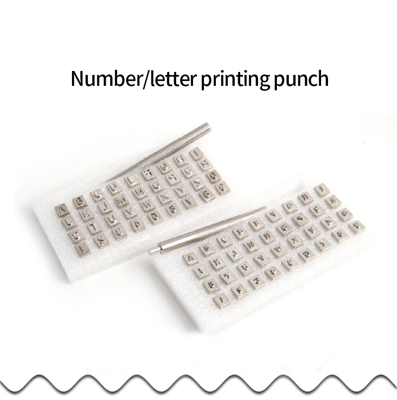 

36Pcs/set Alphabet Letters Number LOGO Stampers Set Steel Hand Tools Metal Letter Punching Leather Tools For DIY Leather Craft