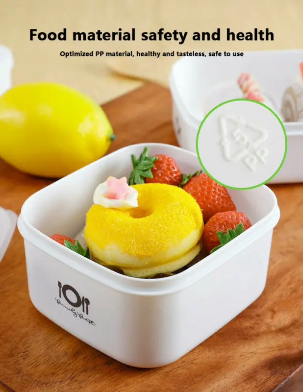 Kid Adult Lunch Box Food Container Dust Proof Microwave Bento Boxes Storage Kitchen Accessories | Дом и сад