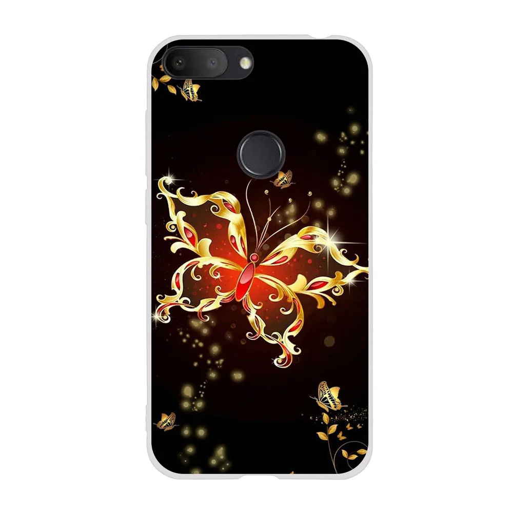 For Alcatel 1S 2019 5.5 inch Cute Stylish Design Soft Phone Case Painted TPU Silicone Back Cover Fundas for | Мобильные телефоны и