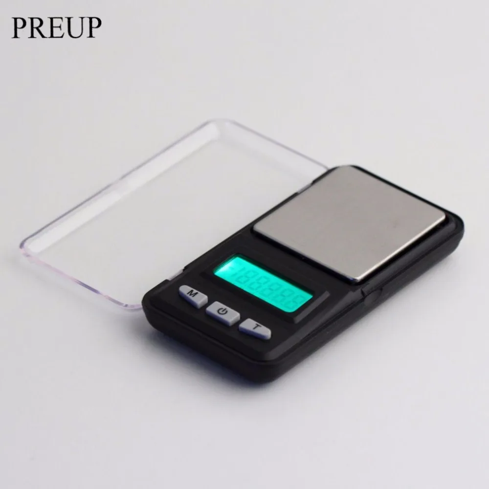 PREUP электронная шкала с ЖК-дисплеем мини карманные цифровые весы 200 г* 0,01 г весы баланс
