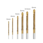 1 шт. набор кобальтовых сверл спиральный винт метрический композитный Метчик сверло Метчик набор спиральных сверл Многофункциональный Металл Деревообработка