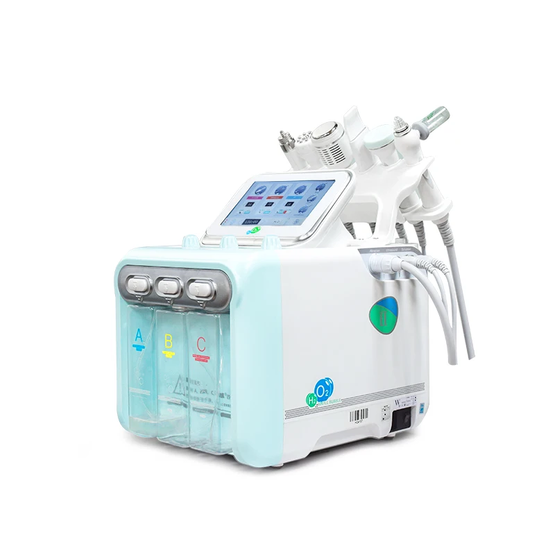 

6 In 1 Hydro Dermabrasion Peeling Device Facial Water Oxygen Deep Cleansing hydradermabrasion Machine For Beauty SPA