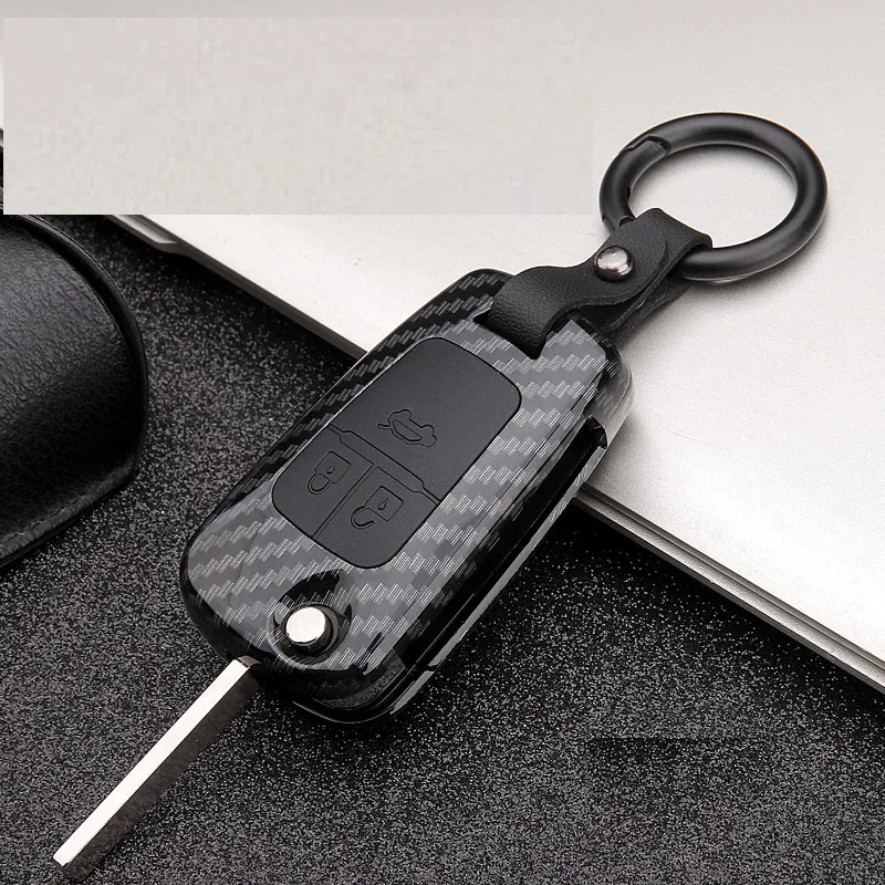

Carbon Fiber ABS Car Key Case For Chevrolet Cruze Aveo Trax Opel Astra Corsa Meriva Zafira Antara J Mokka Insignia For Buick