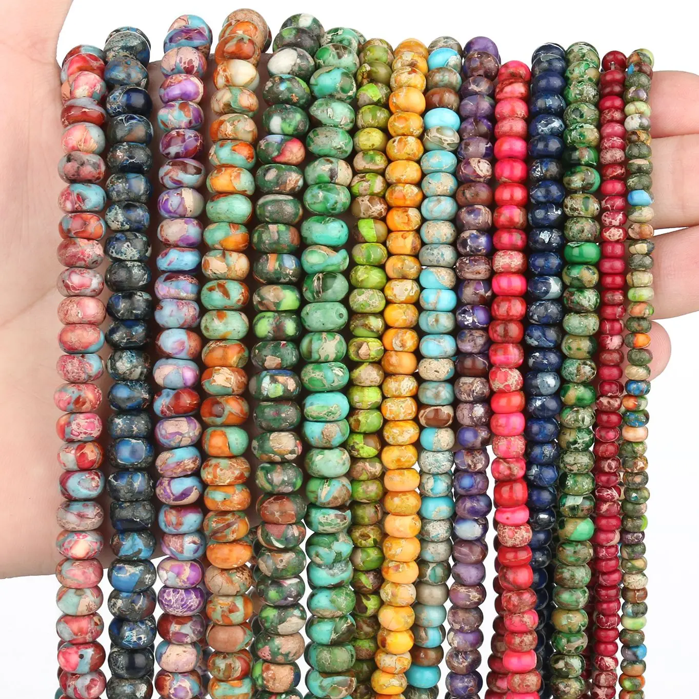 

Бусины из натурального камня для изготовления украшений, аксессуары для браслетов и ожерелий 6/8/10 мм, 15 дюймов