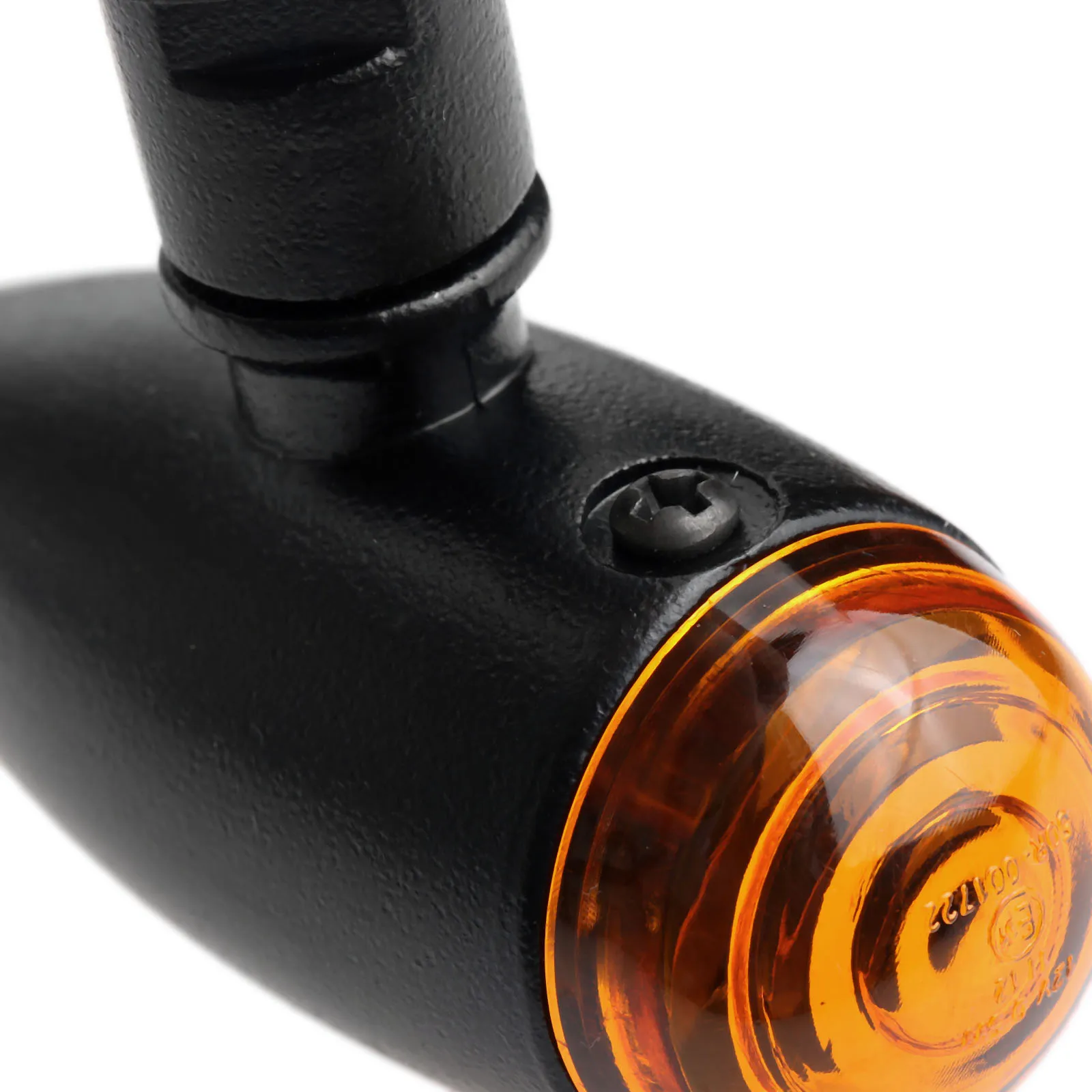 Мотоцикл Пуля поворотники свет металл черный Янтарный лампа индикатор Лампа для