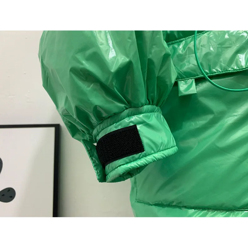 Зимнее пуховое пальто 2021 Женская куртка с капюшоном парка средней длины женская