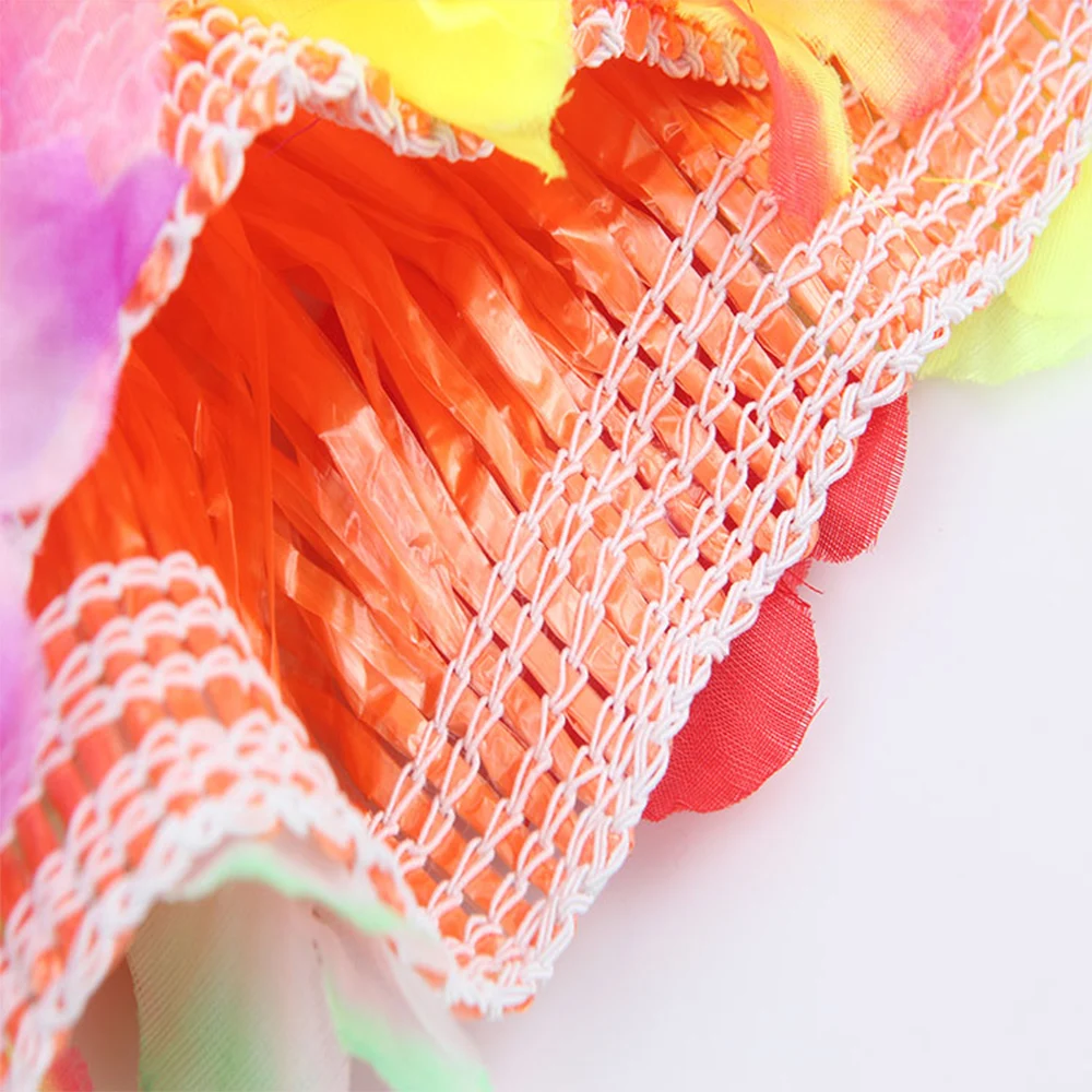 400 мм/600 мм Гавайская Юбка Хула для девочек женские тропические Вечерние