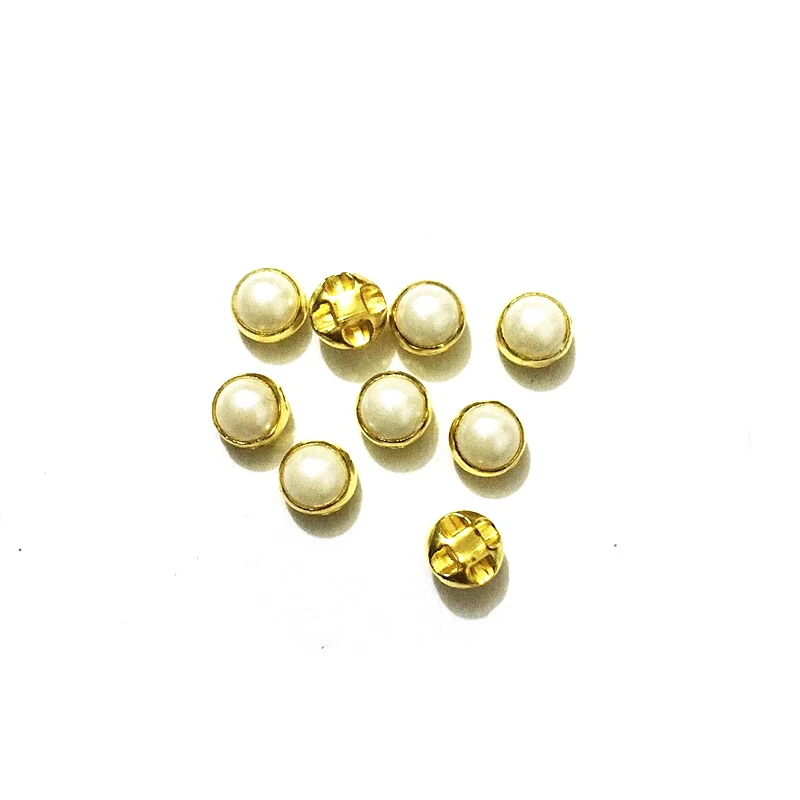 100 шт 4 мм 5 жемчужные пуговицы супер маленькая кукла с жемчужной пряжкой