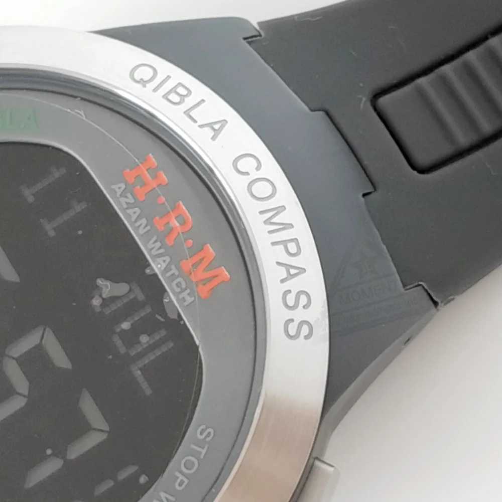 Мусульманские часы на адхане с азанским будильником для молитвы и цибла компасом