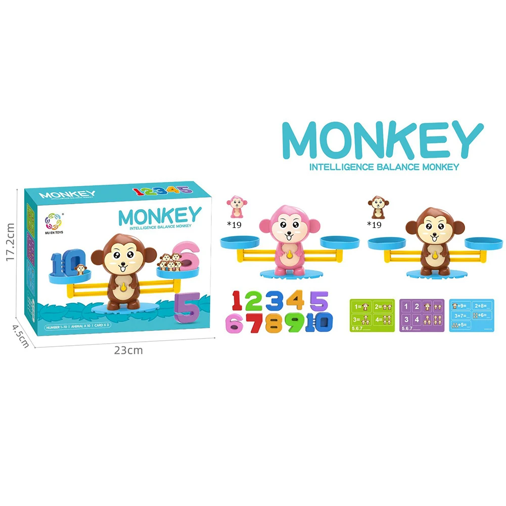 

Balance Scale Toy Early Education Mathematical Toys Animal Balancing Scale Number Digital Enlightenment Toy For Kids