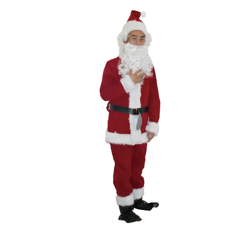 

Adult Santa Claus Cosplay Costumes Father Christmas Clothing Winter Christmas Set Adult Clothing Fancy Dress