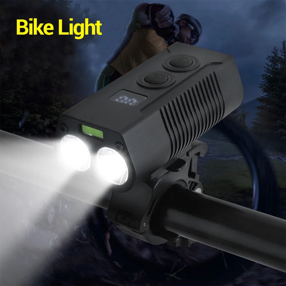

T6 Led Super Bright Bike Light USB Rechargeable 18650 Battery Front Bicycle Light Set aluminum Rainproof Mountain Road Bike Lamp