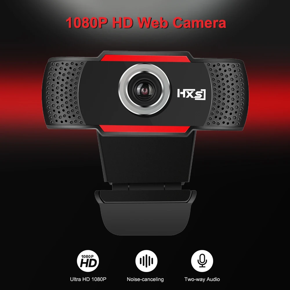 HXSJ S80 USB веб камера 1080P HD 2MP Компьютерная Веб Встроенный звукопоглощающий микрофон